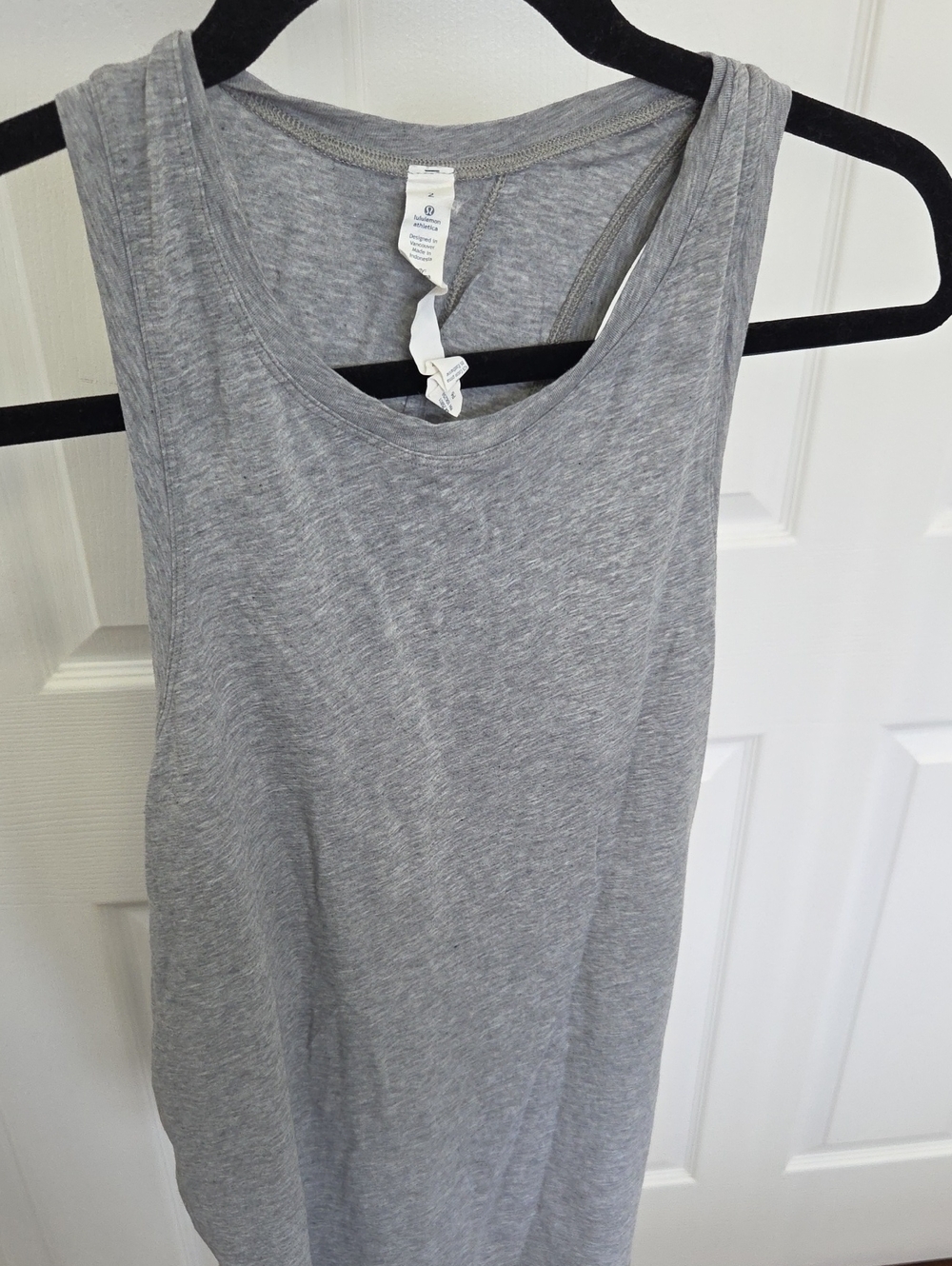 lululemon athletica Heather Gray Tank Top